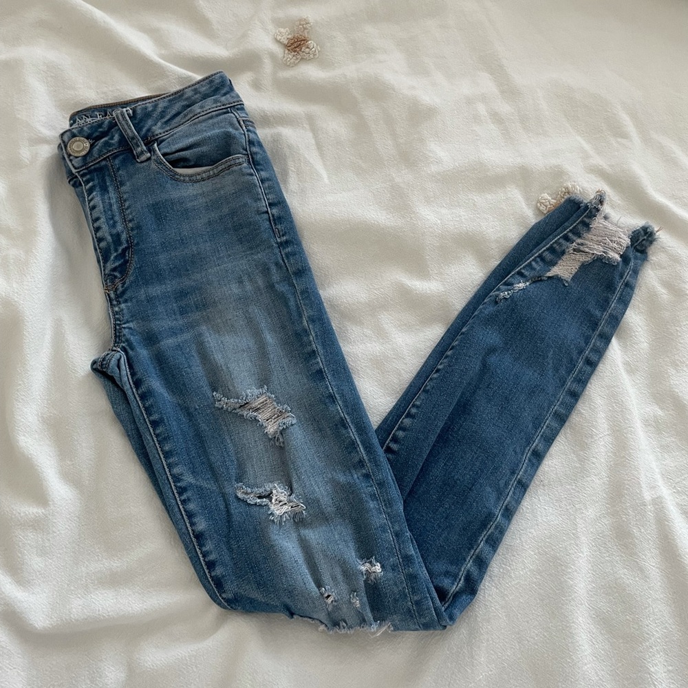 American Eagle Hi-Rise super stretch jegging